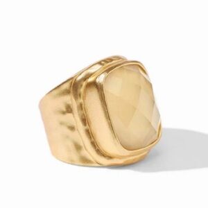 JULIE VOS® Tudor Stone Statement Ring Iridescent CHAMPAGNE